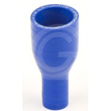 Siliconen verloopstuk recht | blauw | Ø 28/35 mm | per stuk